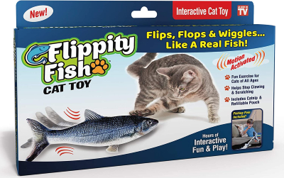 Flippity Fish interactive cat toy